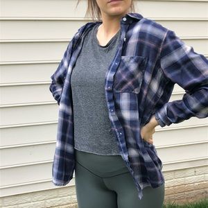 Blue Plaid Flannel